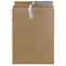 JAM Paper 9" x 11.5" Brown Kraft Flat Photo Mailer Peel & Seal Closure Envelopes, 6ct.